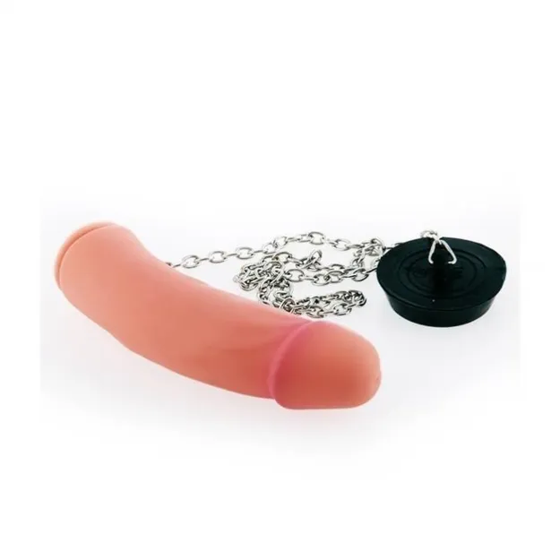 Pływający penis z korek do wanny