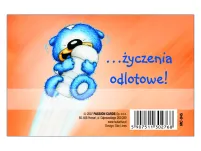 Karta kredytowa - 18 -Tylko dla Ciebie specjalnie w tym dniu najlepsze, wyjątkowe, ...życzenia odlotowe - 2