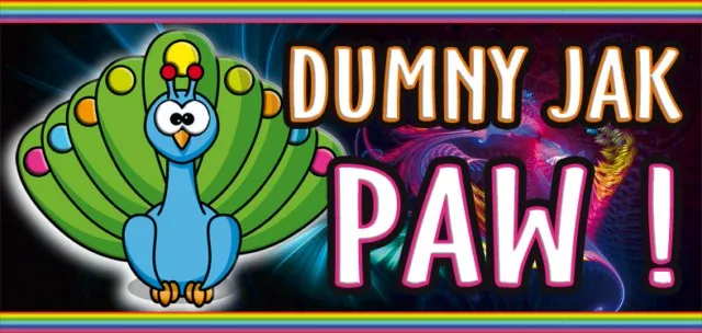 Tabliczka 3D - Dumny jak paw