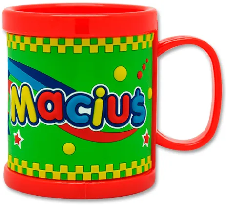 Kubek plastikowy z imieniem - Maciuś