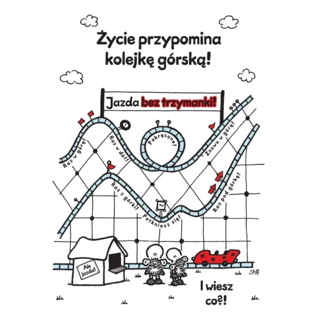 Karnet Sheepworld - Życie przypomina kolejke górską!
