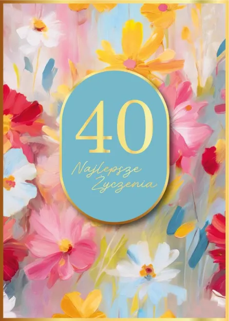 Karnet 3D - 40 Najlepsze życzenia