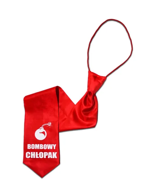 Krawat czerwony - Bombowy chłopak
