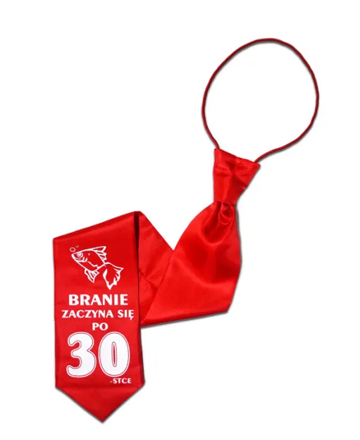 Krawat czerwony - Branie zaczyna się po 30-stce...