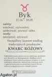 BYK - szczęśliwy kamień zodiaku z zawieszką - KWARC RÓŻOWY - 2