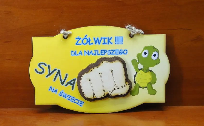 Deseczka - Żółwik!!! Dla najlepszego Syna na świecie