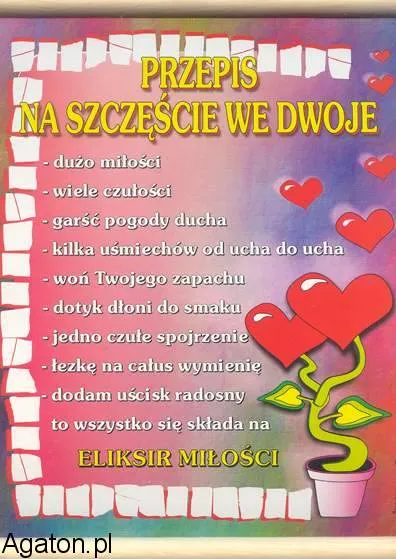 Dyplom - Przepis na szczęście we dwoje