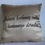 Poduszka duża - Kochanej Babci i kochanego Dziadka / Babciu Dziadku tak bardzo Was kocham - 2