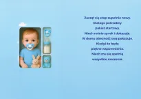 Karnet 3K - Gratulacje z okazji narodzin Synka - 2