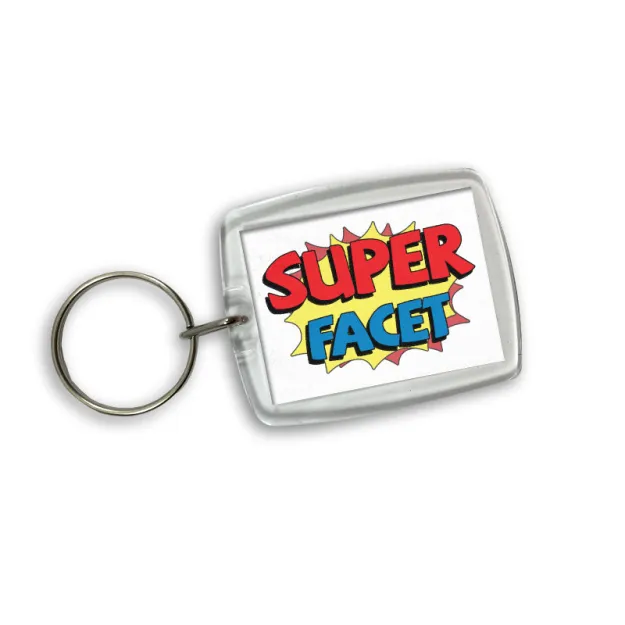 Brelok akrylowy - Super Facet