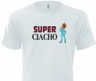 Koszulka biała - Super Ciacho (man)
