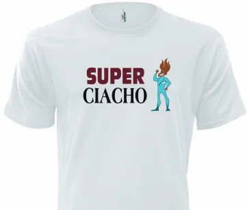 Koszulka biała - Super Ciacho (man)