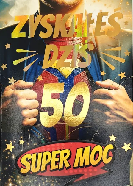 Karnet 3K - 50. Zyskałeś dziś super moc