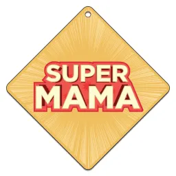 Tabliczka metalowa - Super Mama
