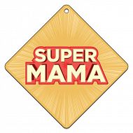 Tabliczka metalowa - Super Mama