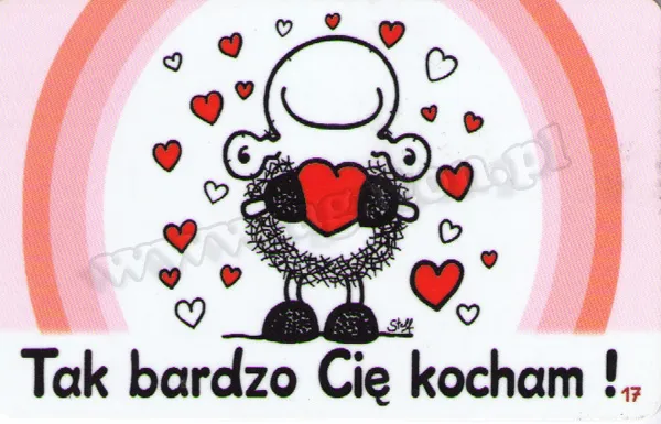 Karta Sheepworld - Tak bardzo Cię kocham