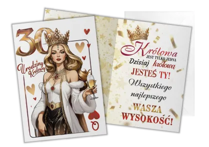 Karnet B6 - 30 Urodziny Królowej