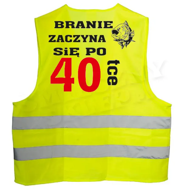 Żółta kamizelka - Branie zaczyna się po 40tce