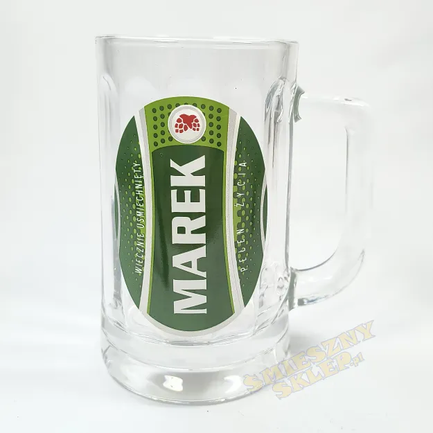 Kufel 0.3L - Marek Wiecznie uśmiechnięty pełen życia
