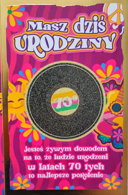 Karnet 2K - Masz dziś urodziny. Urodzeni w latach 70-tych