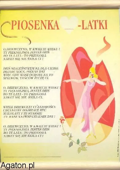 Dyplom - piosenka pani