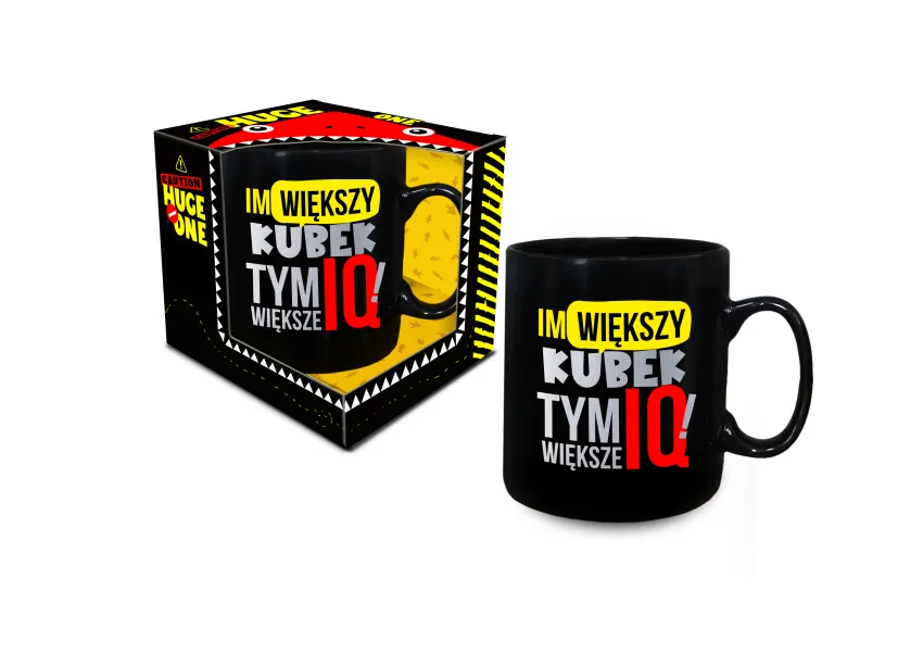 Kubek Huge one - Im większy kubek tym większe IQ!