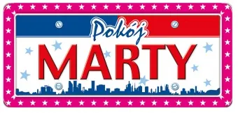 Tabliczka 3D - Pokój Marty