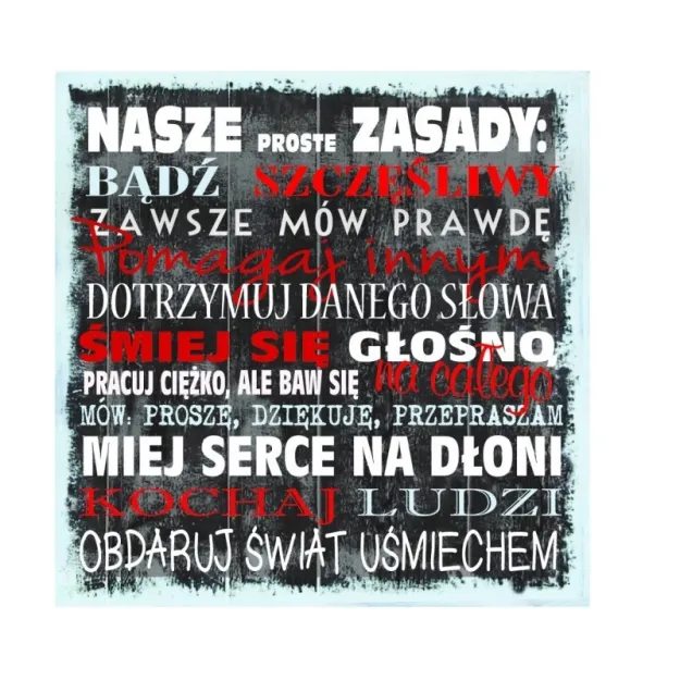 Magnes - Nasze proste zasady: bądz szczęśliwy, zawsze mów prawdę, pomagaj innym, ...