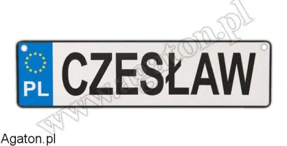Tablica imienna - Czesław