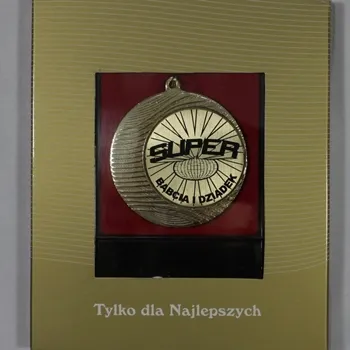 Medal w etui - Super Babcia I Dziadek