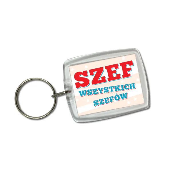Brelok akrylowy - Szef wszystkich Szefów