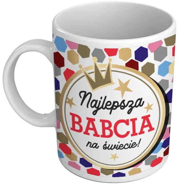 Kubek premium - Najlepsza Babcia na świecie