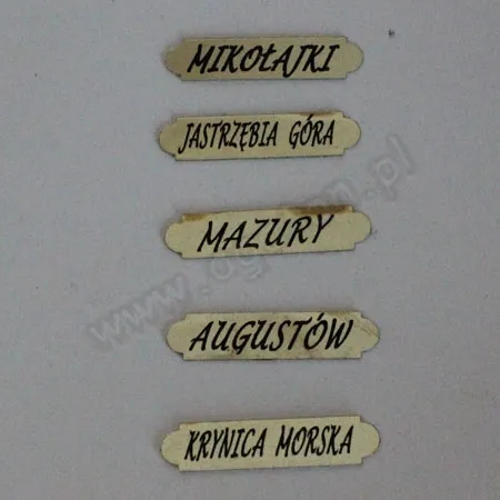 Władysławowo - tabliczka