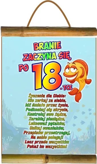 Dyplom z bambusem - Branie zaczyna się po 18-tce