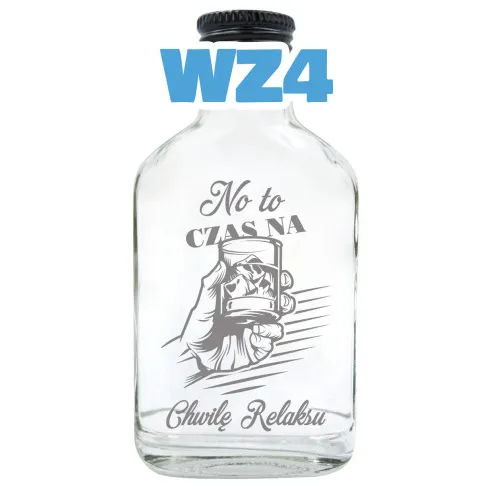 Butelka (100 ml) z grawerem - No to czas na chwilę relaksu