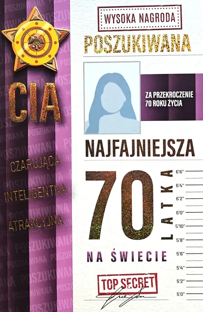 Karnet 4K - Poszukiwana za przekroczenie 70 roku życia