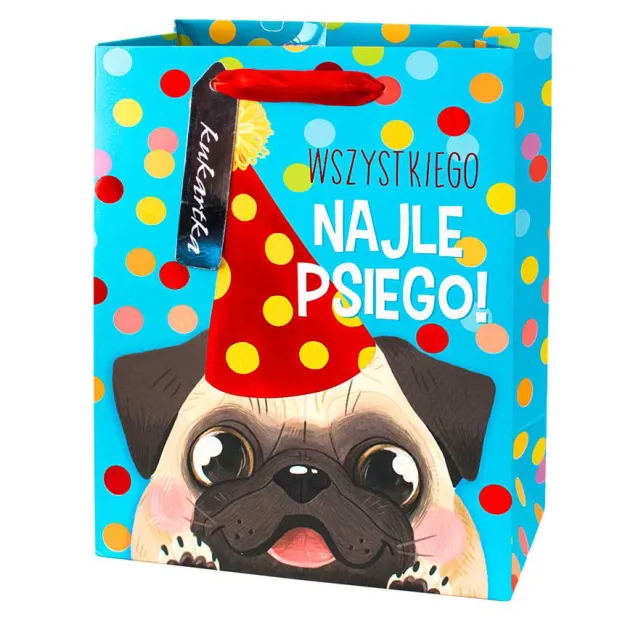 Torebka Kukartka L - Wszystkiego najlepsiego!