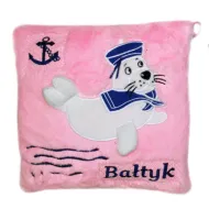 Poduszka foka - Bałtyk (różowa)