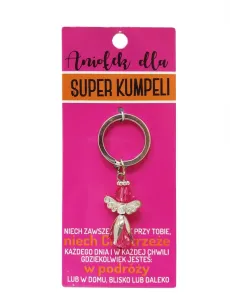 Brelok Kukartka - Aniołek dla - Super Kumpeli