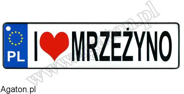 Mrzeżyno - tablica