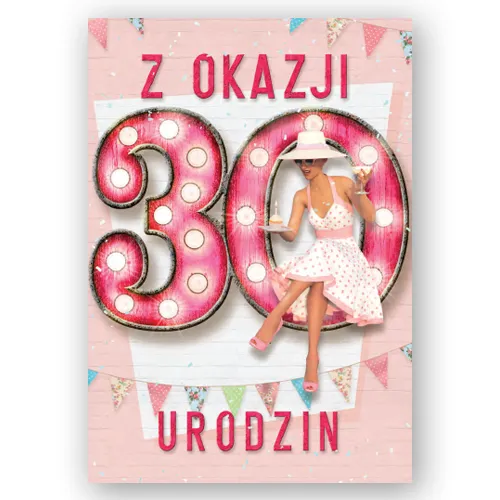 Karnet - Z okazji 30 urodzin