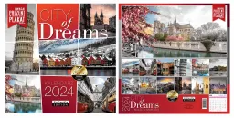 Kalendarz Classic A 2024 - Miasta marzeń