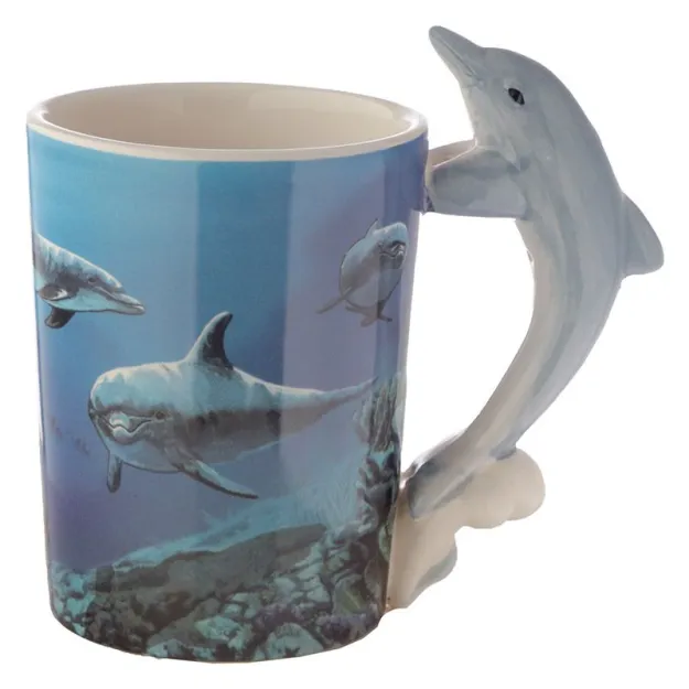 Kubek ceramiczny - Delfin