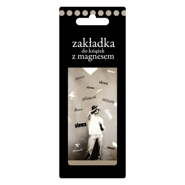 Zakładka magnetyczna do książki - Słowa, słowa, słowa...