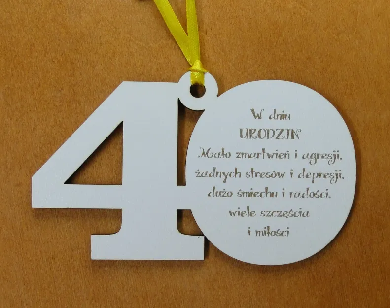 Zawieszka - W dniu 40 urodzin