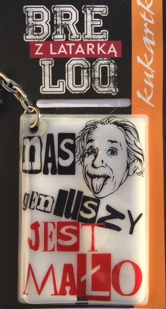 Brelok z latarką - Nas geniuszy jest mało
