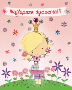 Torebka Kukartka S - Najlepsze życzenia (księżniczka)