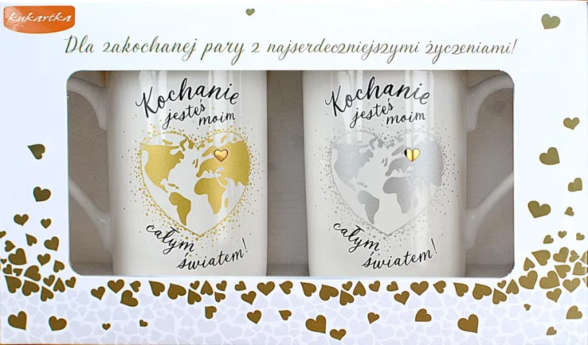 Kubki Para - Kochanie jesteś moim całym światem!