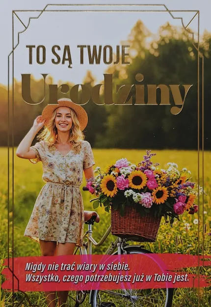 Karnet z wymiennnymi cyframi - To są Twoje Urodziny