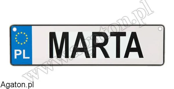 Tablica imienna - Marta